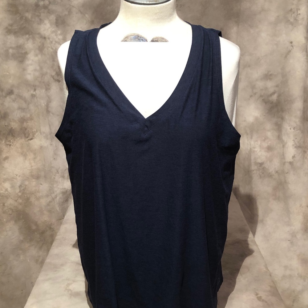 BEYOND YOGA 1X TANK TOP DARL BLUE